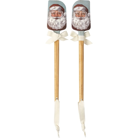 Primitives By Kathy 110990 Santa Spatula, 13 Inch, Multicolor