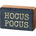 thumbnail image 1 of Primitives By Kathy 113696 Hocus Pocus Block Sign, 3-inch Length, 1 of 1