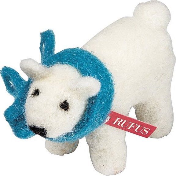 Primitives By Kathy 2.50 Inches Tall Baby Rufus Polar Bear Home Decor