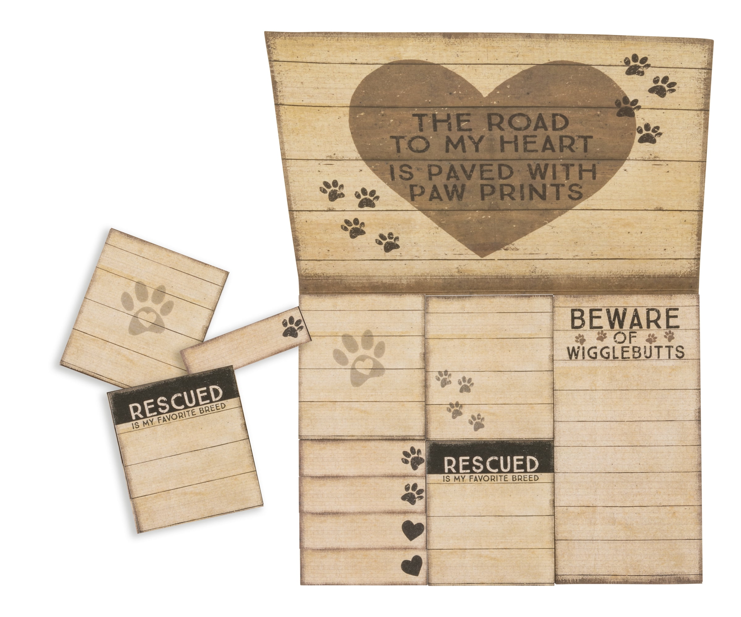 Primitive Sticky Notes Primitives By Kathy Dog Sticky Notes Set - Walmart.com