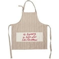 thumbnail image 1 of Primitives By Kathy Kitchen Apron "It's Beginning To Look A Lot Like Christmas", 1 of 2