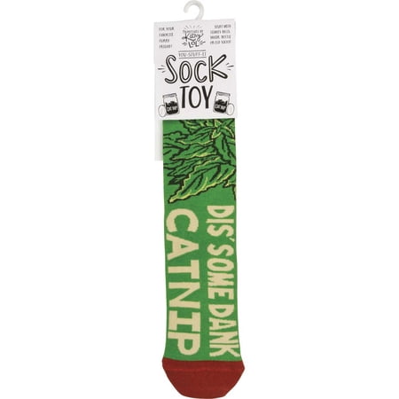 Primitives Cat Sock Toy - Dis' Some Dank Catnip