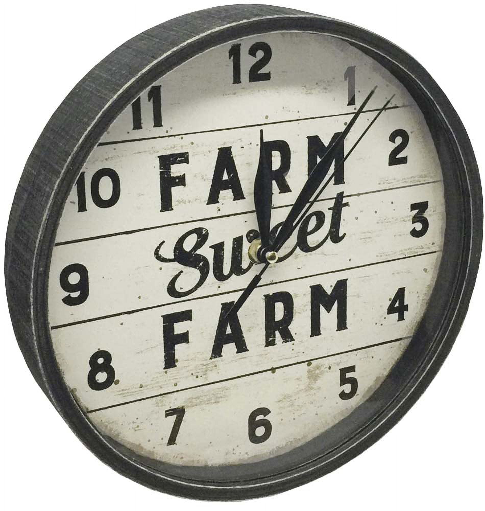 Primitives Clock - Farm Sweet Farm