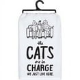thumbnail image 1 of Primitives Dish Towel - The Cats Are In Charge, 1 of 1