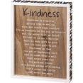thumbnail image 1 of Primitives Inset Box Sign - Kindness Never Too Much, 1 of 2