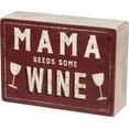 thumbnail image 1 of Primitives Mama Wine Box Sign, 1 of 2