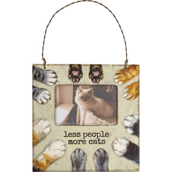 Primitives Mini Frame - Less People More Cats