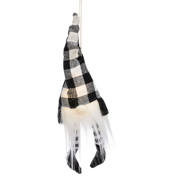 Primitives Ornament - B & W Buff Gnome