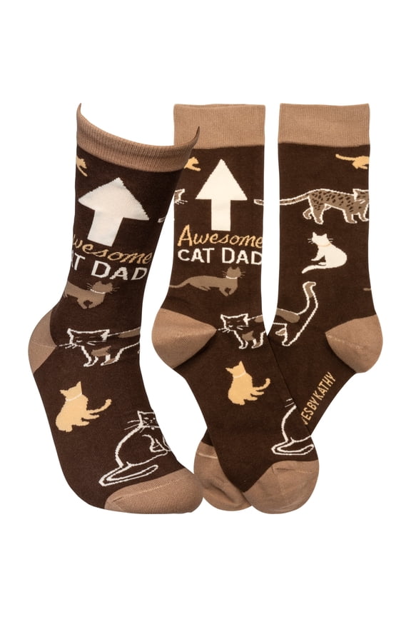Awesome Cat Dad Socks