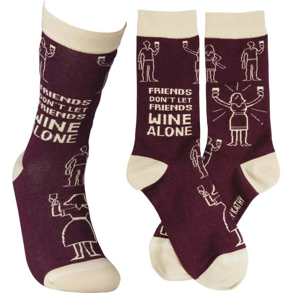 Primitives Socks - Wine Alone