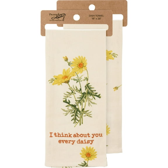 Primitives by Kathy 112003 Kitchen Towel Every Daisy, 28-inch