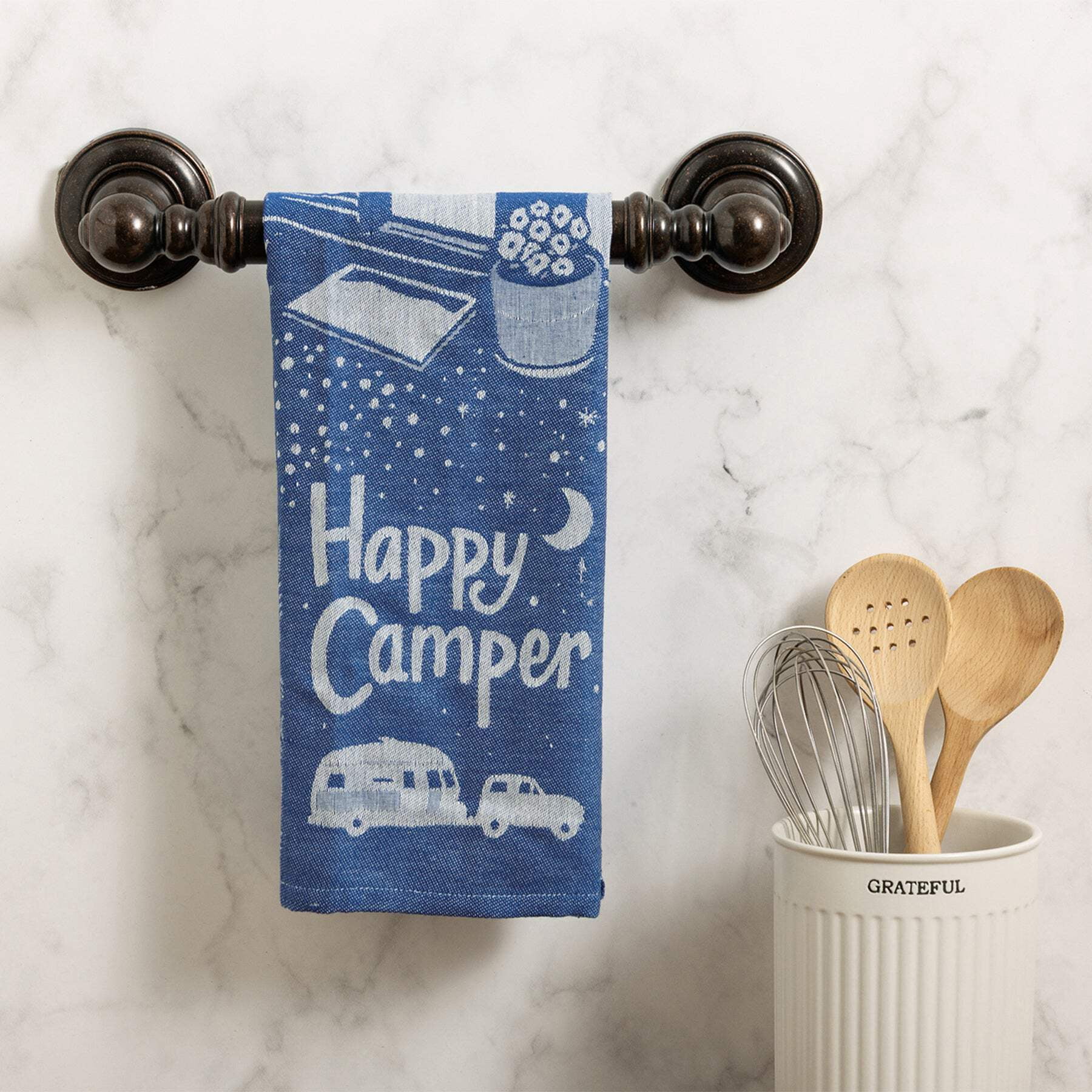 Primitives By Kathy Camper Dish Towels Set Of 2 - 'Life Is Better' & 'Home Is Where You Park It'