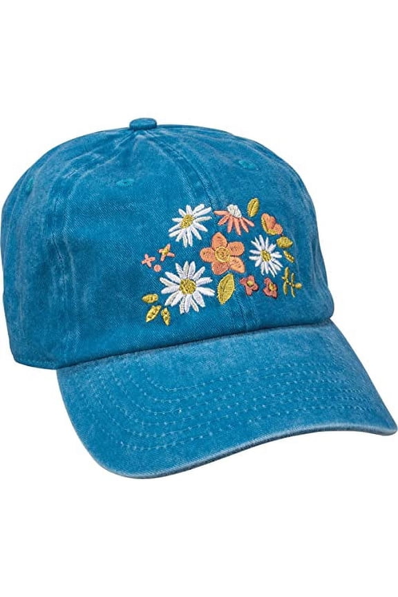 113048 Choose Happy Baseball Cap Blue
