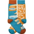 thumbnail image 1 of Primitives by Kathy 113065 Macaroni and Cheese Socks, 1 of 2