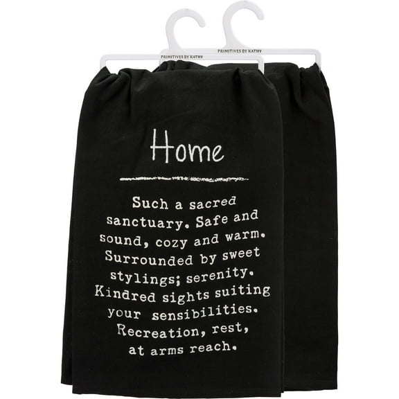 Primitives by Kathy 113186 Kitchen Towel Home, 28-inch, Cotton