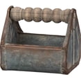 thumbnail image 1 of Primitives by Kathy 38030 Spindle Handle Tray, Small, Galvanized, 1 of 2