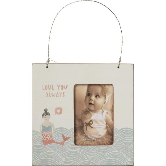 Primitives by Kathy Baby Mini Photo Frame, 4.50" Length x 0.25" Width x 4.50" Height, Love You Always
