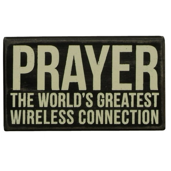 Primitives by Kathy Classic Box Sign, 4 x 7-Inches, Wireless Connection