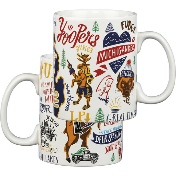 Primitives by Kathy Coffee Mug -Super Michigan