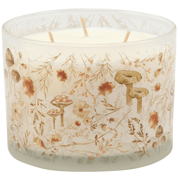 Primitives by Kathy Cottage Garden Mushroom Candle