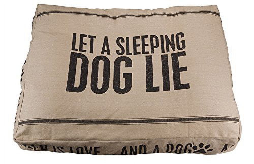 Primitives by Kathy Double-Sided Bed, Large, Kiss Your Dog Goodnight