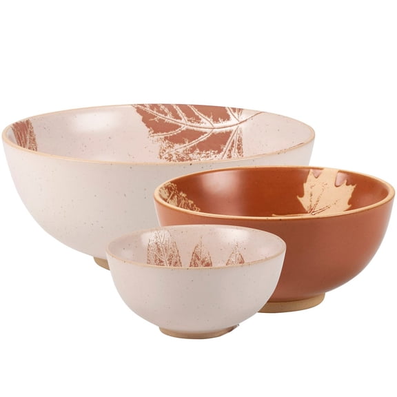 Primitives by Kathy Fall Leaves Bowl Set