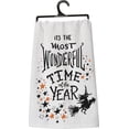 thumbnail image 1 of Primitives by Kathy "It's The Most Wonderful Time Of The Year" Halloween Cotton LOL Towel, 1 of 2