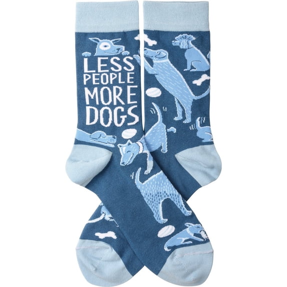 Primitives by Kathy Less People More Dogs Socks