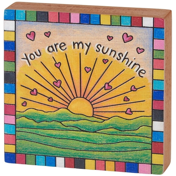 Primitives by Kathy My Sunshine Block Sign