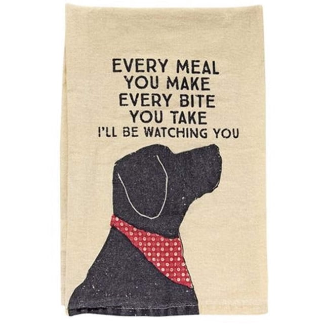Primitives by Kathy Pet Love Cotton Dish Towel (Watching You) - Walmart ...