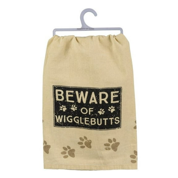 Primitives by Kathy Pet Love Cotton Dish Towel (Wigglebutts)