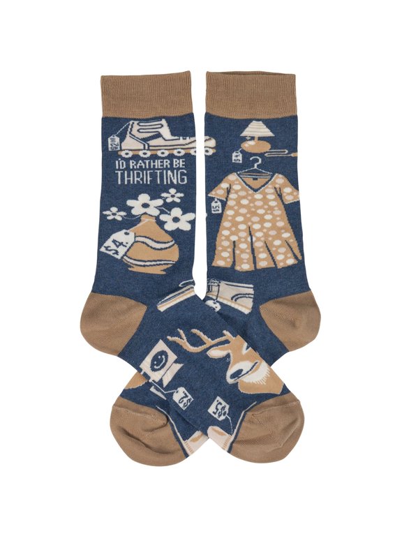 Rather Be Thrifting Socks