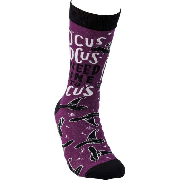 Primitives by Kathy Socks - Hocus Pocus, I Need Wine to Focus