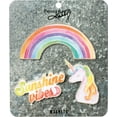 thumbnail image 1 of Primitives by Kathy Sunshine Vibes Magnet Set in Rainbow and Unicorn, 1 of 1