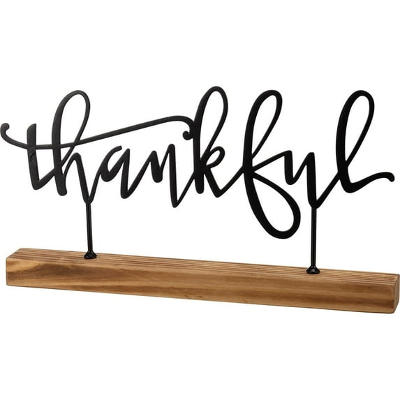 Primitives by Kathy Thankful Home Décor Sign C95