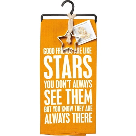 Primitives by Kathy Towel & Cutter Set - Good Friends are Like Stars