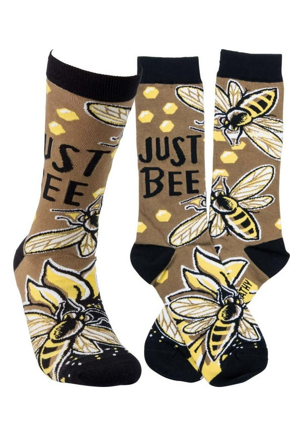 Primitives by Kathy Unisex Socks - Just Bee (One Size)