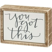 Primitives by Kathy You Got This Box Sign Mini
