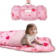 Primlect Nap Mat, 55" x 22" x 2", Thickened Sleeping Bags with Removable Pillow, for Daycare
