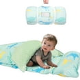 thumbnail image 1 of Primlect Nap Mat, 55" x 22", Extra Large Sleeping Bags with Removable Pillow, for Daycare, Green, 1 of 8