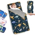 thumbnail image 1 of Primlect Nap Mat, 55" x 22" x 2", Thickened Sleeping Bags with Removable Pillow, for Daycare, 1 of 7