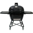 thumbnail image 1 of Primo All-In-One Oval XL 400 Ceramic Kamado Grill With Cradle, Side Shelves, And Stainless Steel Grates - PGCXLC, 1 of 6