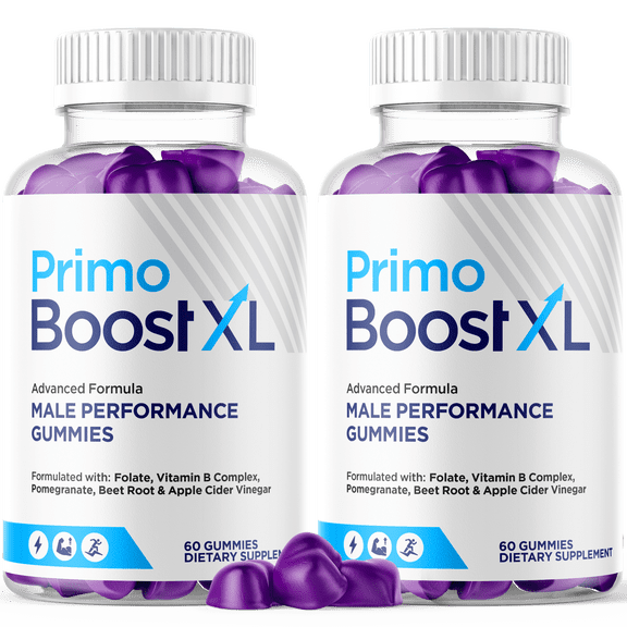 Primo Boost XL Gummies Advanced Formula All Natural Vitamin Supplement PrimoBoost XL 120 Gummies