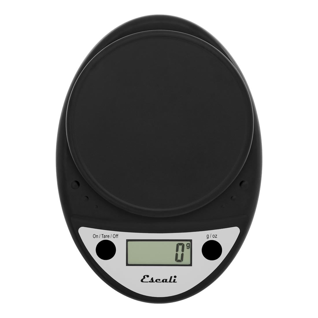 Escali Primo Digital Food Scale Multi-Functional Kitchen Scale and Baking Scale for Precise Weight Measuring and Portion Control, 8.5 x 6 x 1.5 inches, Black