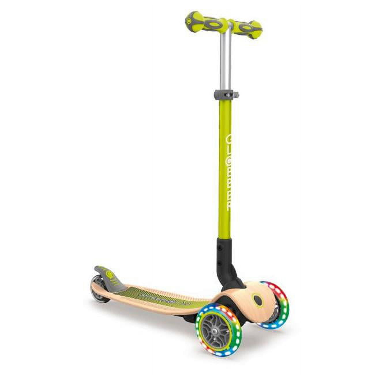 Primo Foldable Scooter with Lights, Lime Green