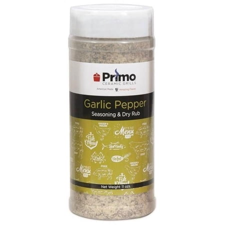 Primo 504 Garlic Pepper Rub by John Henry, 11-Ounce Bottle