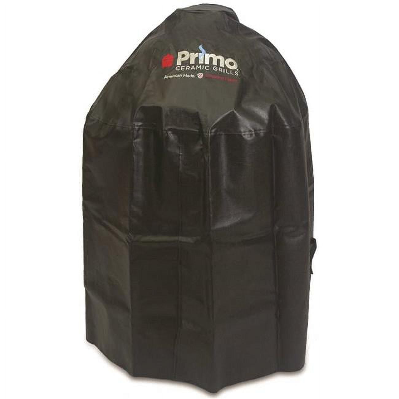 XL Black Heavy-Duty Vinyl Grill Cover for Oval LG 300