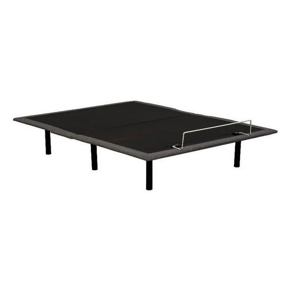 Primo International Aurora Modern Metal and Foam Adjustable Bed in Black