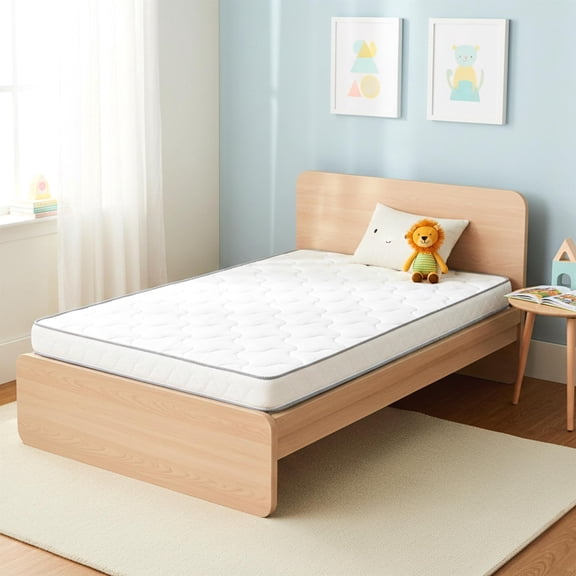 Primo International Suri 6in Polyurethane Full Mattress in White