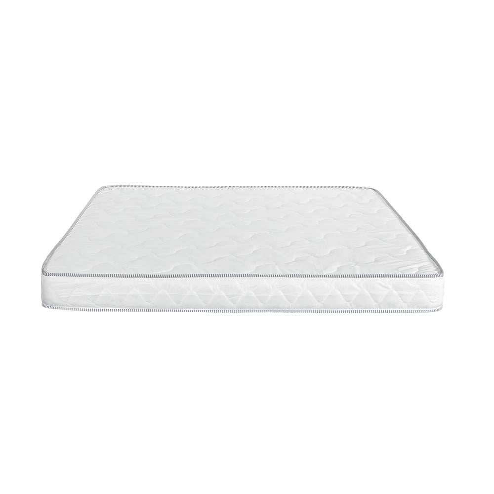 Full Size White High Density Foam Mattress with Reversible Design